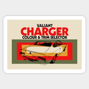 VALIANT CHARGER - colour and trim selector Sticker